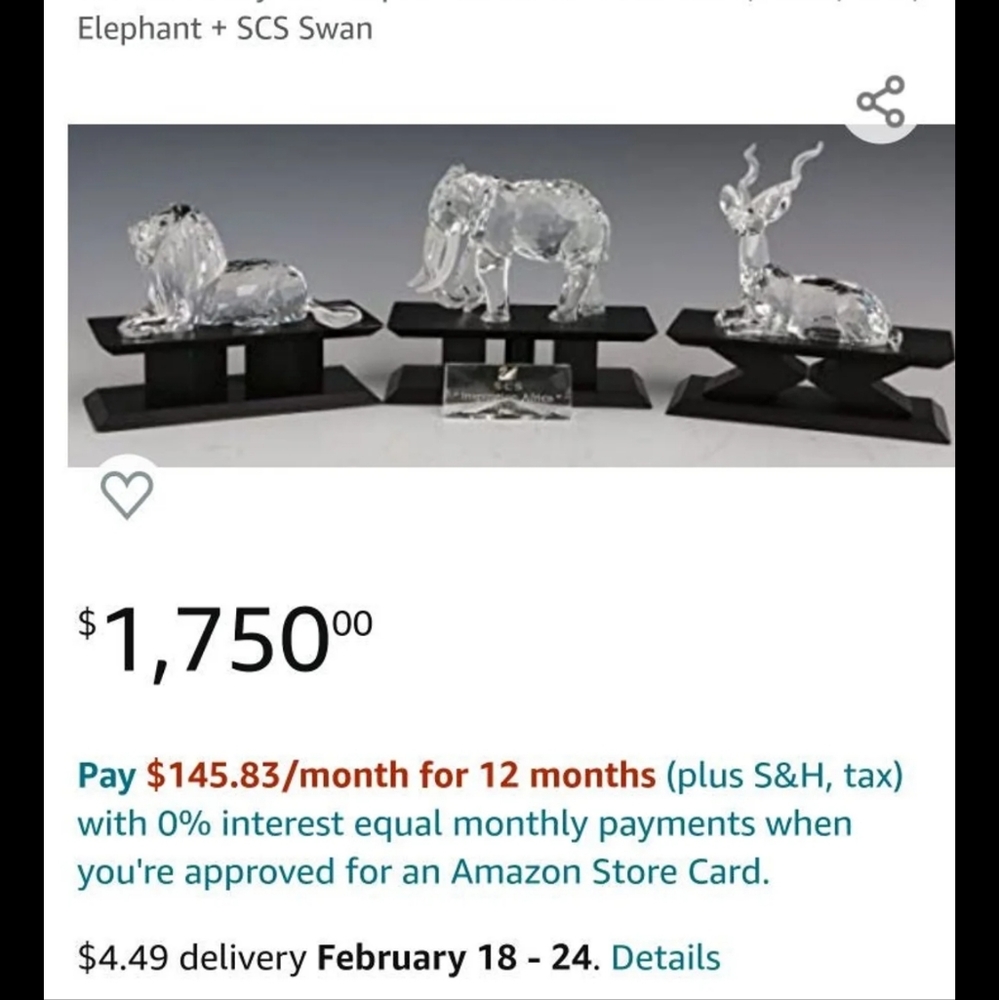 Swarovski Figurines Inspiration Africa Full Set